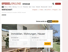 Tablet Screenshot of immowelt.spiegel.de